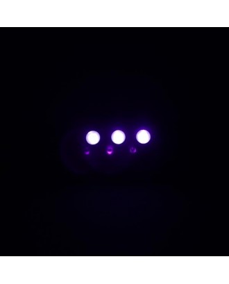 [US-W]AC100V-240V 260W UV 9-LED Remote-controlled/Auto/Sound/DMX Purple Light DJ Wedding Party Stage Light Black