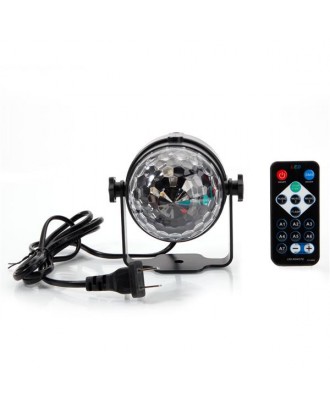 ALIGHT 3W RGB LED Remote Control / Sound Control / Auto Mini Rotating Ball Stage Bar Party Lighting  *2