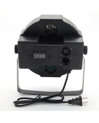30W 18-RGB LED Auto / Voice Control DMX512 High Brightness Mini Stage Lamp (AC 110-240V) Black *4