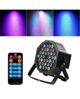 36W 36-LED RGB Remote / Auto / Sound Control DMX512 High Brightness Mini DJ Bar Party Stage Lamp wit *10