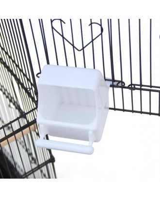 19" Small Bird Cage Pet Supplies Metal Cage for Parrots Lovebird Budgerigar