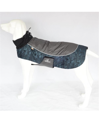 Pet Keep Warm Winter Jacket Dog Clothes for Traveling Hiking Camping-（blue，size 2XL）