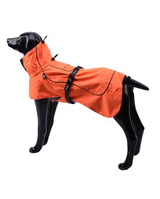 Dog Coats Small Waterproof,Warm Outfit Clothes Dog Jackets Small,Adjustable Drawstring Warm And Cozy Dog Sport Vest-（orange，size L））
