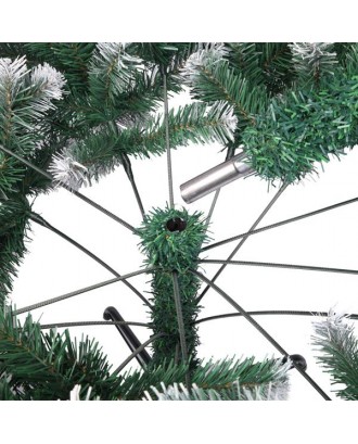 7FT Spray White PVC Christmas Tree 870 Branches