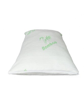 [US-W]Premium Firm Hypoallergenic Bamboo Fiber Memory Foam Pillow Queen (Single/Nantong)