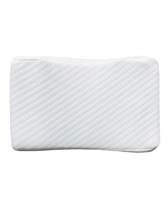 [US-W]11"*7"*4.5" Sleep Restoration Double-sided Grooved Memory Foam Leg Support Pillow