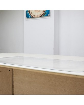 PVC Table Mat 90x50x0.25cm Transparency